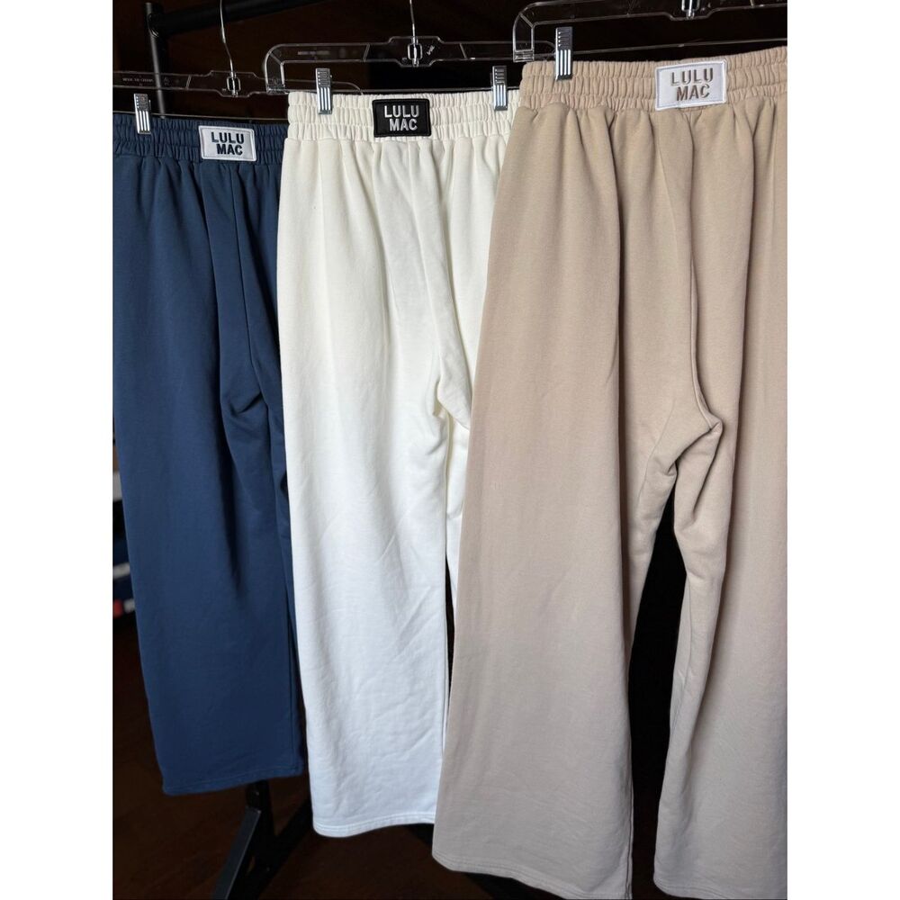 White lulu mac sweatpants nwt - Picture 6 of 6